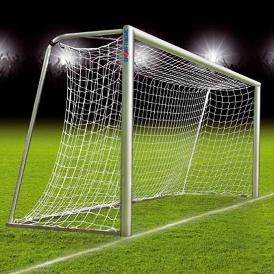 Image sur 991150894 But de football entièrement soudé transportable avec nouveau système de rail de fixation du filet