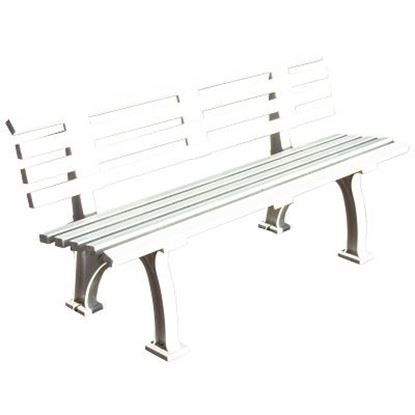 Image de 991374100 Banc de tennis « Fribourg » avec dossier 150 cm