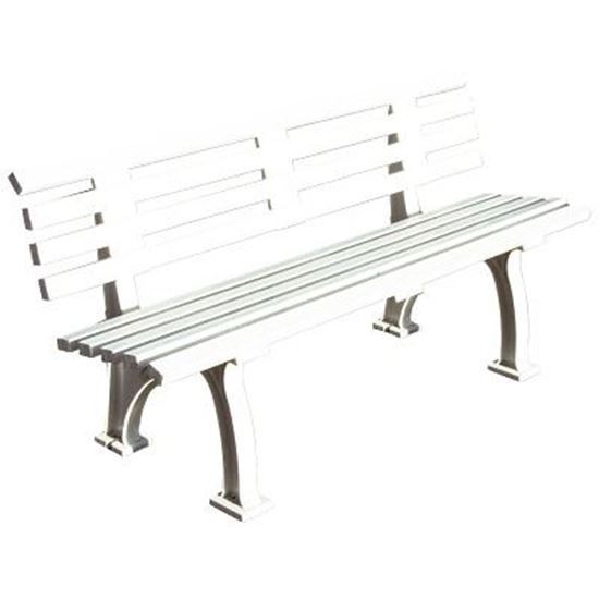 Image sur 991374100 Banc de tennis « Fribourg » avec dossier 150 cm