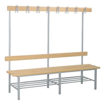 Image de 991313765 Banc de vestiaire Sport-Thieme unilatéral avec dossier