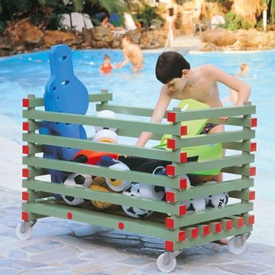 Image sur 991309948 Chariot de rangement en plastique REA