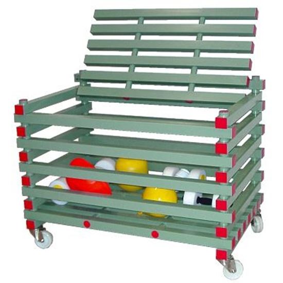 Image sur 991309951 Chariot de rangement en plastique REA
