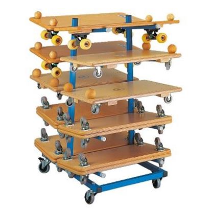 Image de 991310102 Chariot de rangement pour planches à roulettes Sport-Thieme