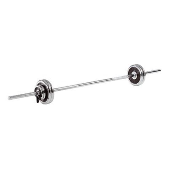 Image sur 991465219 Kit haltère long 275 kg Sport-Thieme caoutchouté ou chrome