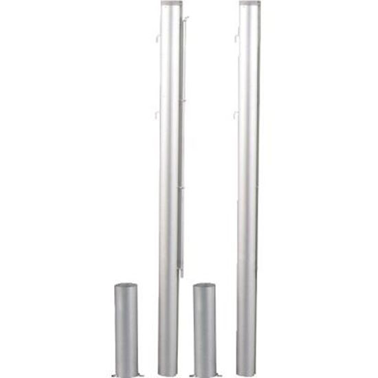 Image sur 991374504 Poteaux de tennis ronds ø 83 mm aluminium