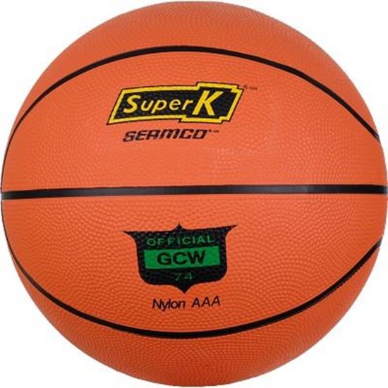 Image sur 991084001 Ballon de basket Seamco « Super K »
