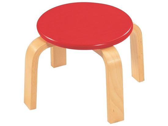 Image sur 43139011 TABOURET Quad T0 ROUGE     