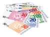 Image sur 42607000 MONNAIE FACTICE en euros Lot de 28 billets SANS COLOR