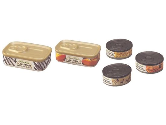 Image sur 2565020 LOT DE 5 PETITES CONSERVES MULTICOLOR