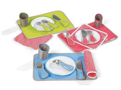 Image de 50307171 DÎNETTE Tex'til Cooking Service complet et linge de table pour 3 personnes DIVERS    