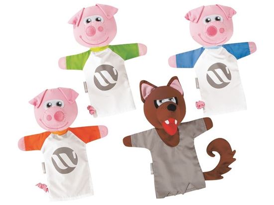 Image sur 48574020 MARIONNETTES Contes Les Trois Petits Cochons MULTICOLOR