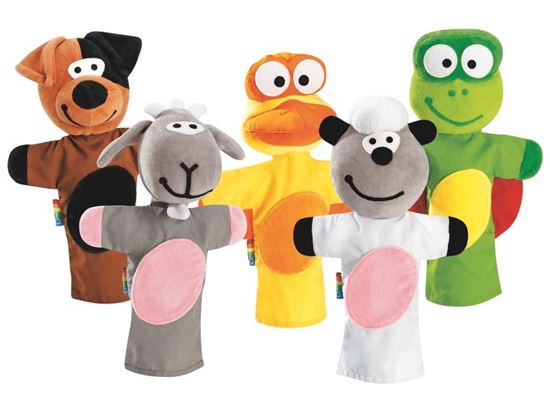 Image sur 46646020 PETITES MARIONNETTES ANIMAUX  MAXI LOT MULTICOLOR
