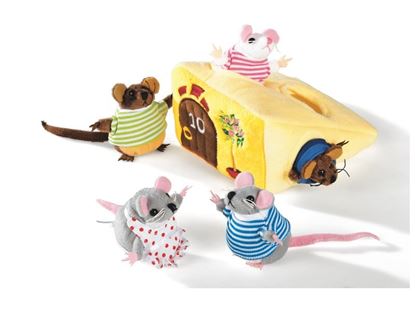 Image de 46952171 MARIONETTES CACHE-CACHE La famille souris DIVERS    