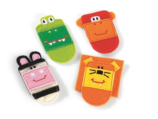 Image sur 46388020 MARIONNETTES À DOIGTS La jungle MULTICOLOR