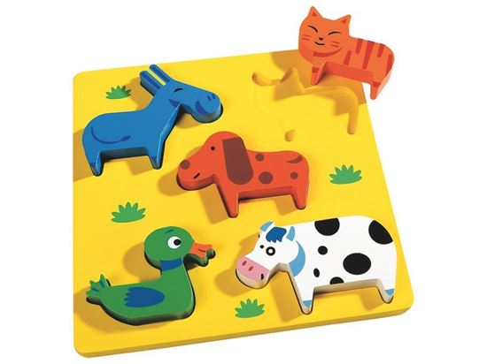 Image sur 28170020 ENCASTREMENT MAXI ANIMAUX Vachemenbien MULTICOLOR