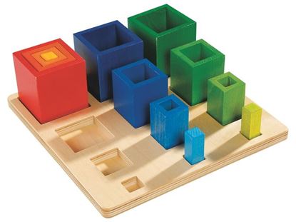 Image de 36762020 ENCASTREMENT FORMES Les cubes MULTICOLOR