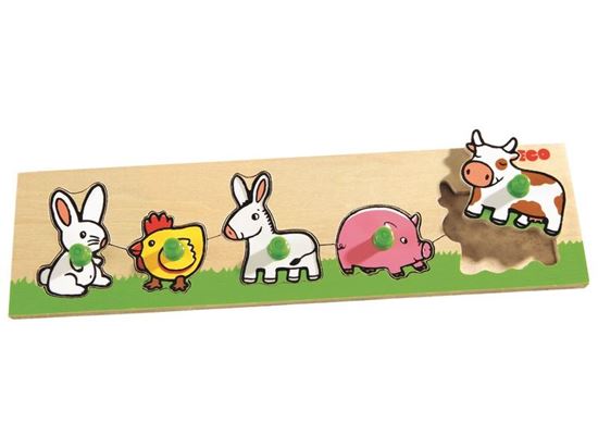 Image sur 24348020 ENCASTREMENT LES FRISES ANIMAUX La ferme MULTICOLOR