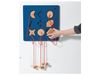 Image sur 20504002 JEU MURAL Les formes BLEU      