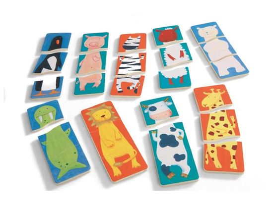Image sur 26380020 PUZZLES INTERCHANGEABLES Drôles d'animaux MULTICOLOR