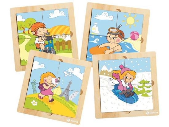 Image sur 39654171 PUZZLE VICTOR ET MAYA en vacances MAXI LOT DIVERS    