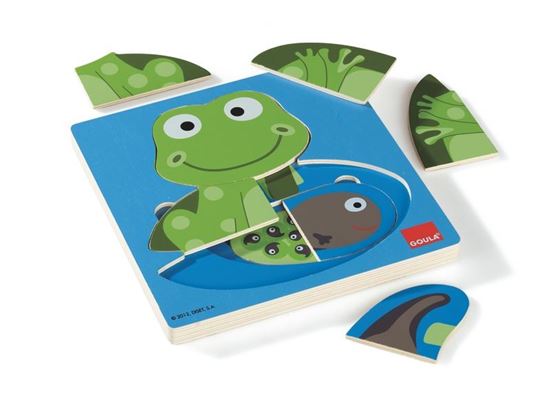 Image sur 44692171 PUZZLE 3 NIVEAUX Grenouille DIVERS    