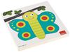 Image sur 44693171 PUZZLE 3 NIVEAUX Papillon DIVERS    