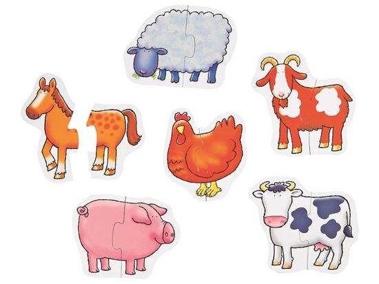 Image sur 32012020 MAXI PUZZLES ANIMAUX Animaux de la ferme MULTICOLOR