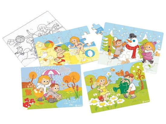 Image sur 39669171 PUZZLE VICTOR ET MAYA les 4 saisons MAXI LOT DIVERS    