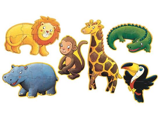 Image sur 31791020 MES PREMIERS PUZZLES PROGRESSIFS GÉANTS  Ouistiti et ses amis MULTICOLOR