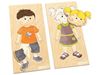 Image sur 38045020 PUZZLE FILLE ET GARÇON MULTICOLOR