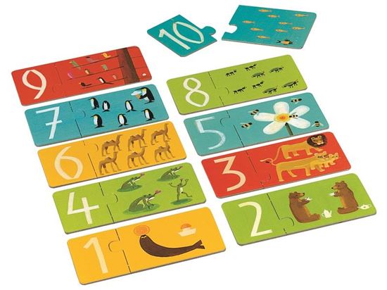 Image sur 22534020 PUZZLES LES CHIFFRES MULTICOLOR