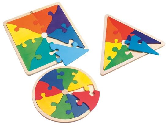 Image sur 5759020 PUZZLE GÉOMÉTRIQUE MAXI LOT MULTICOLOR