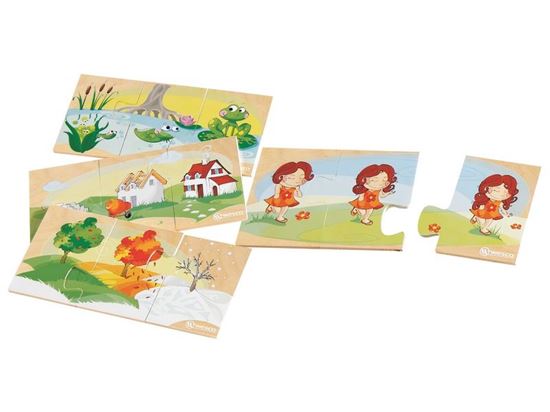 Image sur 33910020 PUZZLES 3 ÉTAPES Les séquences temporelles MULTICOLOR