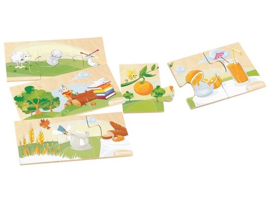 Image sur 33912020 PUZZLES 3 ÉTAPES Les transformations MULTICOLOR