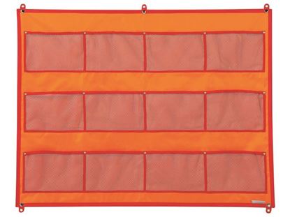 Image de 40965039 RANGEMENT Filet  12 poches ROUGE/ORAN