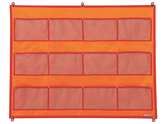 Image sur 40965039 RANGEMENT Filet  12 poches ROUGE/ORAN
