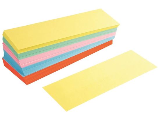 Image sur 28565020 FICHES CARTONNÉES 7,5 x 22,8 cm MULTICOLOR