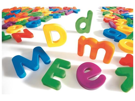 Image sur 2015020 GRANDES LETTRES MAGNÉTIQUES Multicolores Majuscules MULTICOLOR