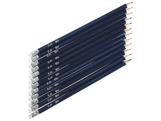 Image sur 46408171 CRAYONS DE GRAPHITE HB EMBOUT GOMME DIVERS    