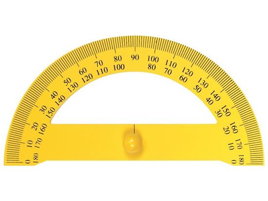 Image sur 23704014 Rapporteur 180° JAUNE     