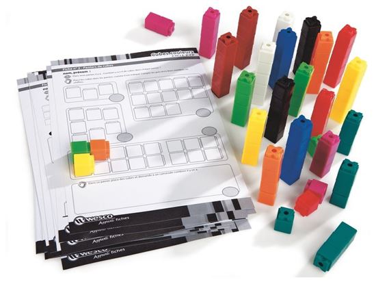 Image sur 38756171 MAXI LOT Cubes base 10 et leurs Apprenti' fiches DIVERS    
