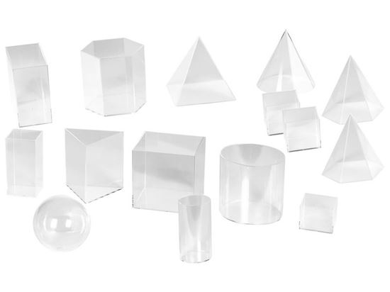 Image sur 22582016 VOLUMES GÉOMÉTRIQUES TRANSPARENTS 15 volumes