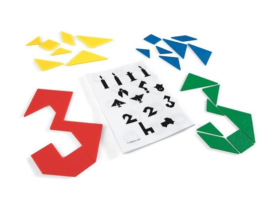Image sur 1183020 TANGRAMS en plastique MULTICOLOR