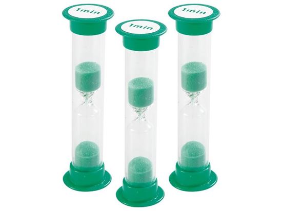 Image sur 32857008 MINI SABLIERS 1 min. VERT      