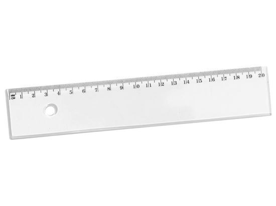 Image sur 25786101 RÈGLE PLATE 20 cm TRANSPAREN