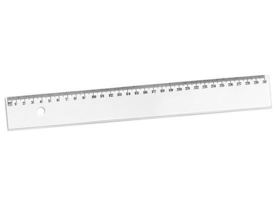 Image sur 25787101 RÈGLE PLATE 30 cm TRANSPAREN