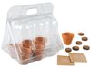 Image sur 41175171 MINI SERRE 6 POTS Tomates tomate cerise, tomate poire jaune DIVERS    
