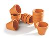 Image sur 21891020 POTS EN TERRE CUITE À DÉCORER Hauteur de 5 cm MULTICOLOR