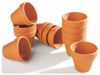 Image sur 21893020 POTS EN TERRE CUITE À DÉCORER Hauteur de 12 cm MULTICOLOR