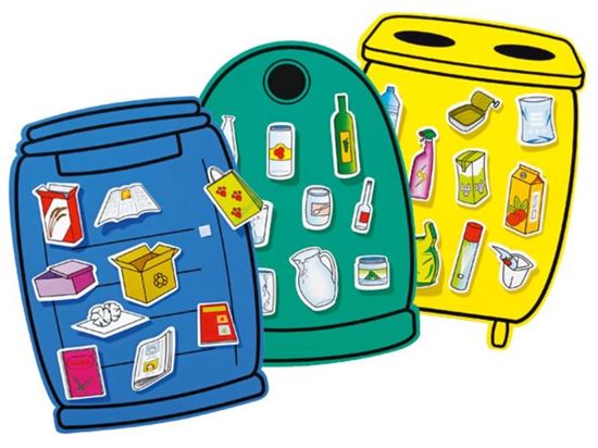 Image sur 33989020 JEU Recyclage des déchets MULTICOLOR